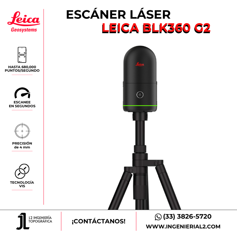 No pierda ni una sola medición con este escáner LiDAR compacto y potente