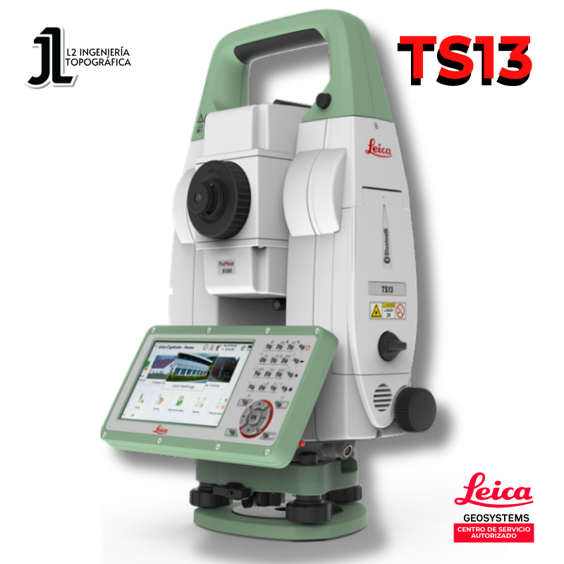 La Estación total Leica TS13 proporciona una solución rápida, confiable y eficiente para medir y diseñar más puntos, adaptada a las necesidades de los usuarios.