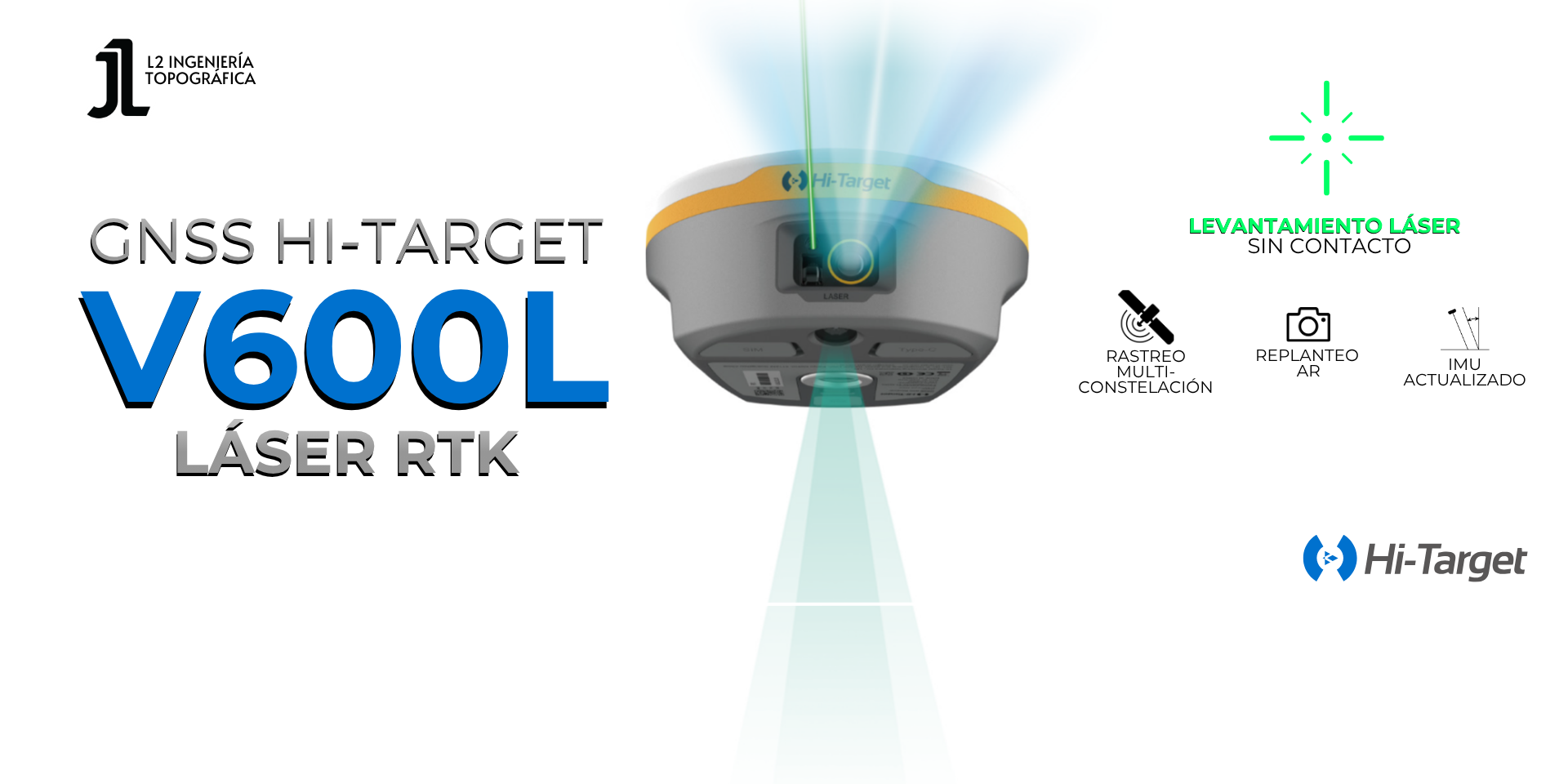 GNSS Láser RTK Hi-Target V600L